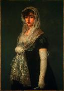 Francisco de Goya, Joven dama con mantilla y basquina